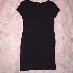 H&M black short dress